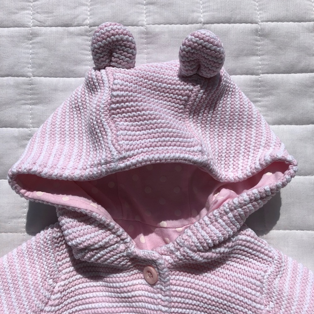 Striped Hooded Cardigan - Picture 3 of 7